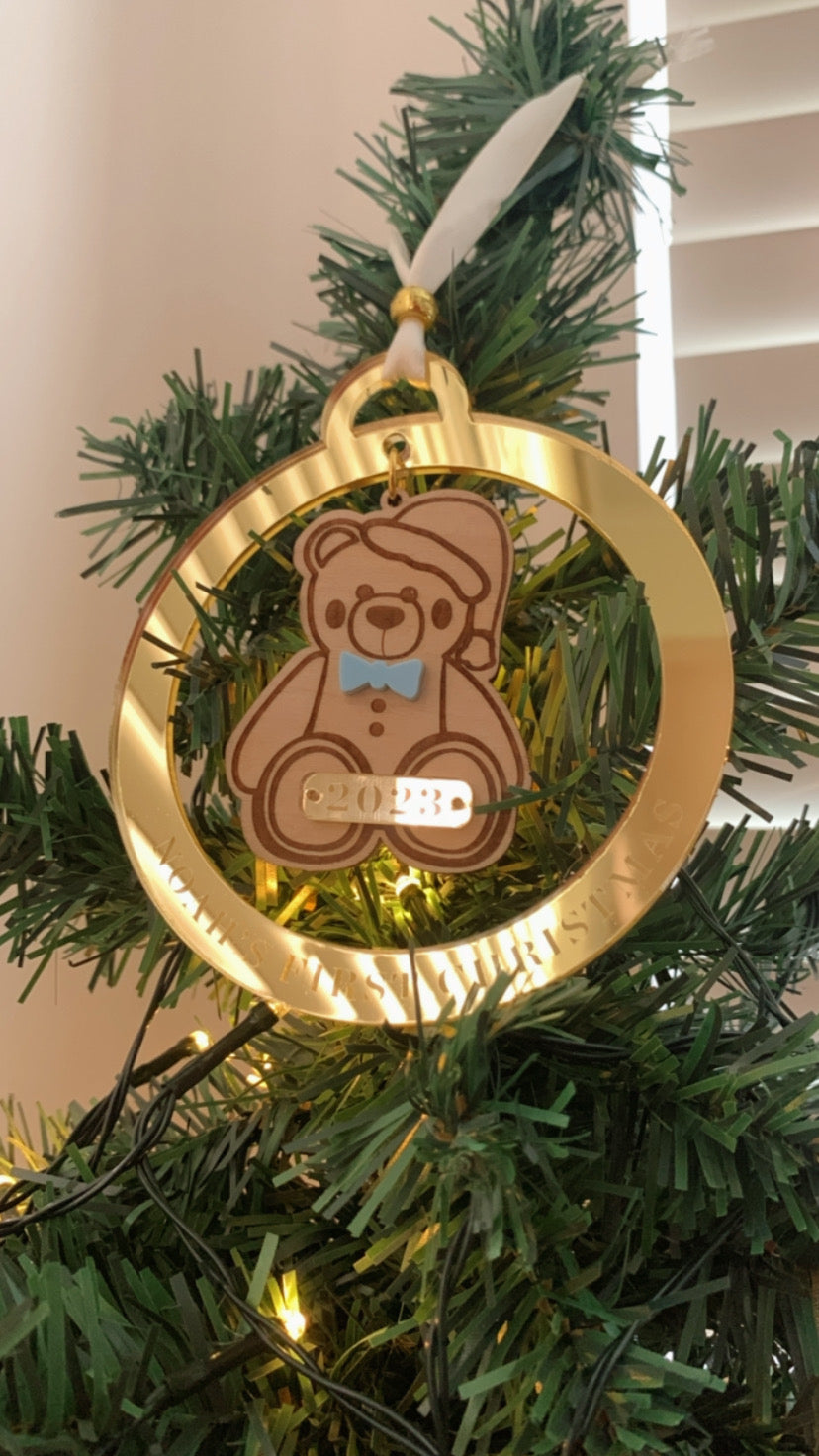 Teddy Bear Charm Ornament