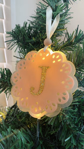 Scalloped Flower Ornament