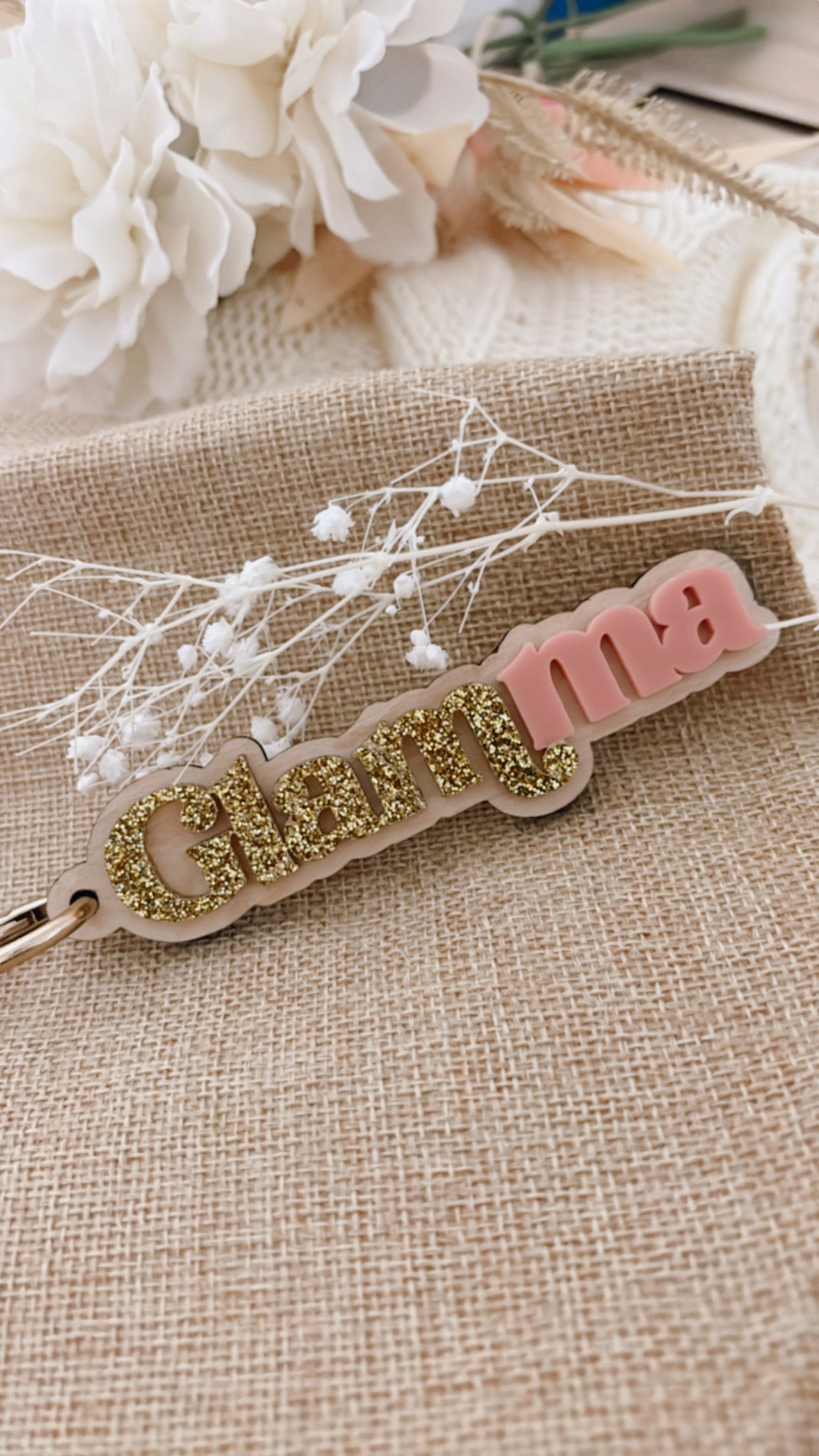 ‘Glam-ma’ keyring