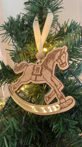 Custom Rocking Horse Ornament