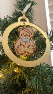 Teddy Bear Charm Ornament