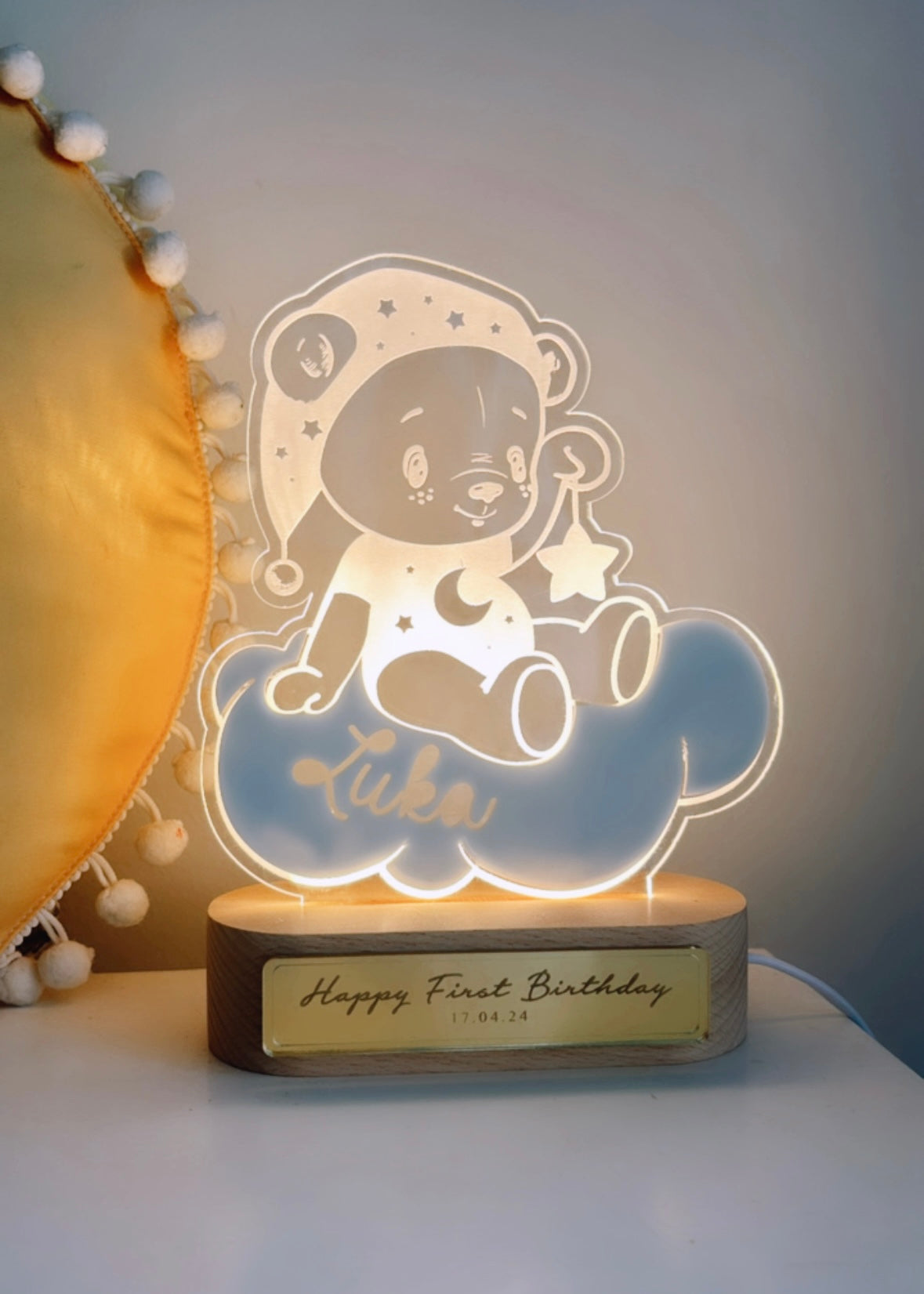 Sleepy Teddy LED Nightlight