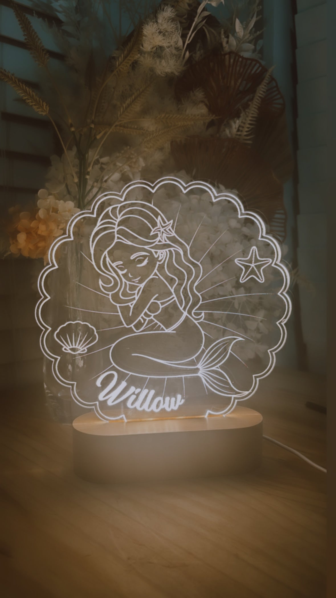 Sleepy Mermaid LED Nightlight