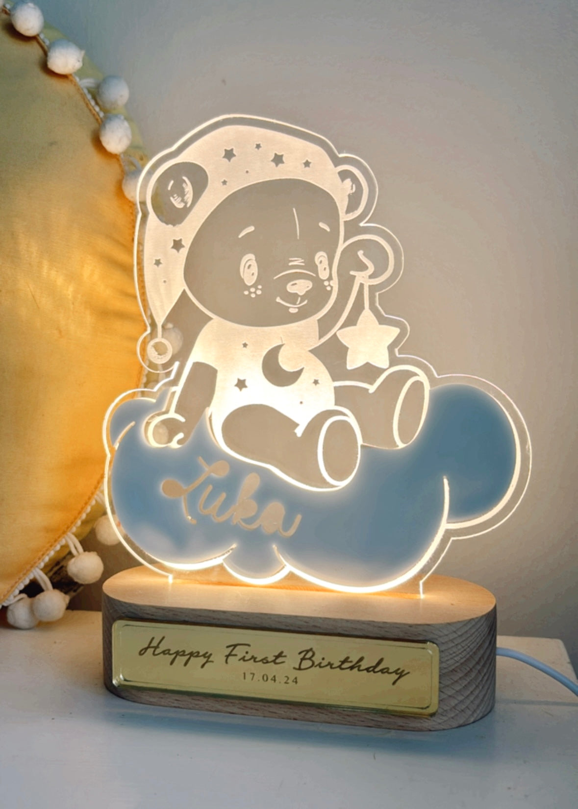 Sleepy Teddy LED Nightlight