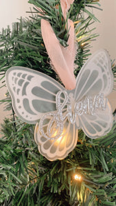 Magical butterfly ornament