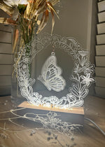 Load image into Gallery viewer, Butterfly wreath Nightlight
