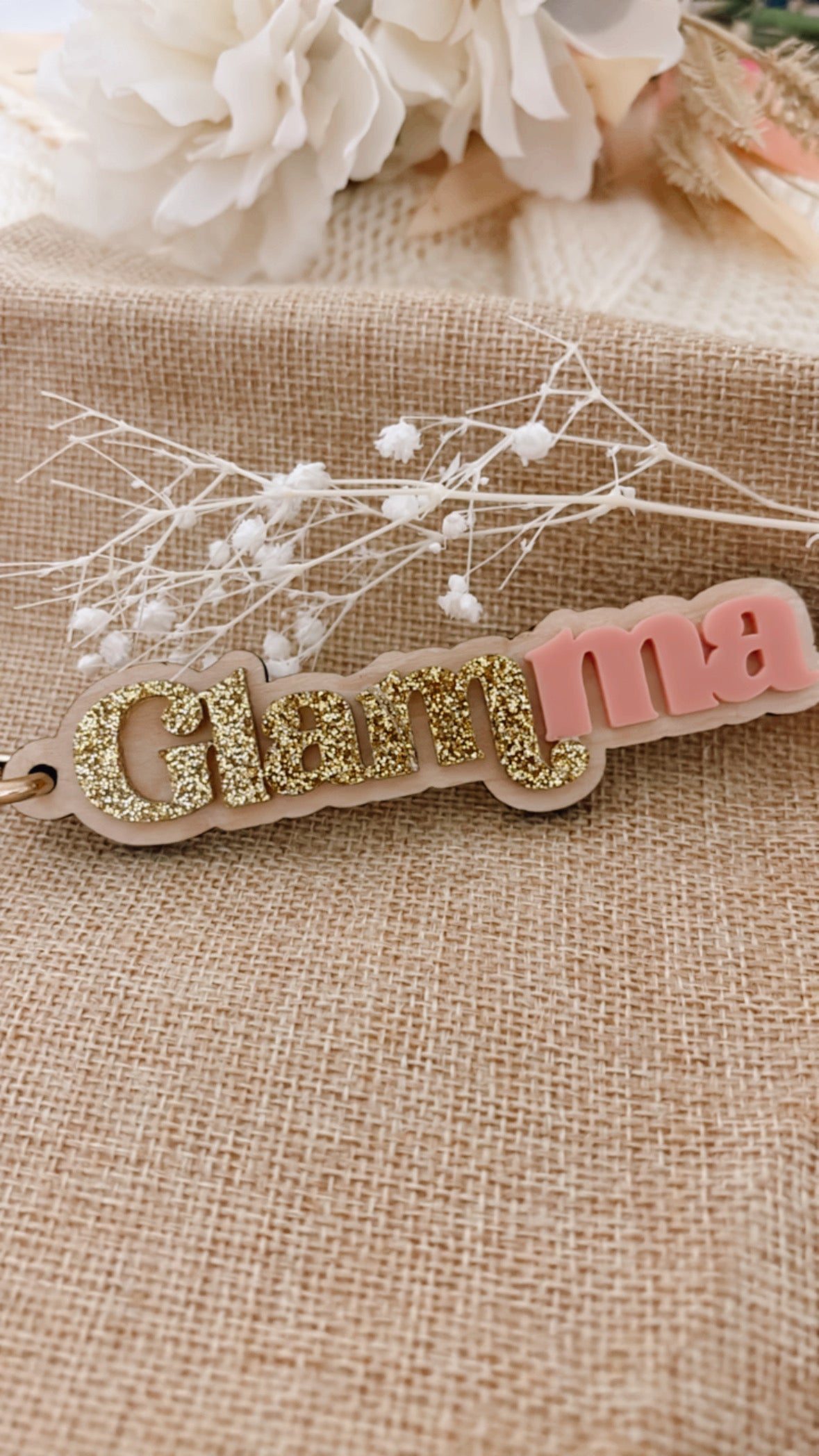 ‘Glam-ma’ keyring