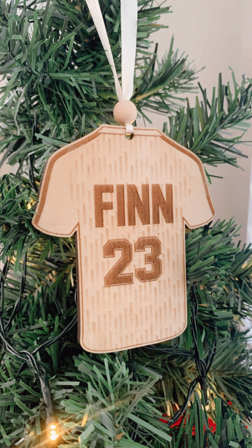 Custom Jersey Ornament