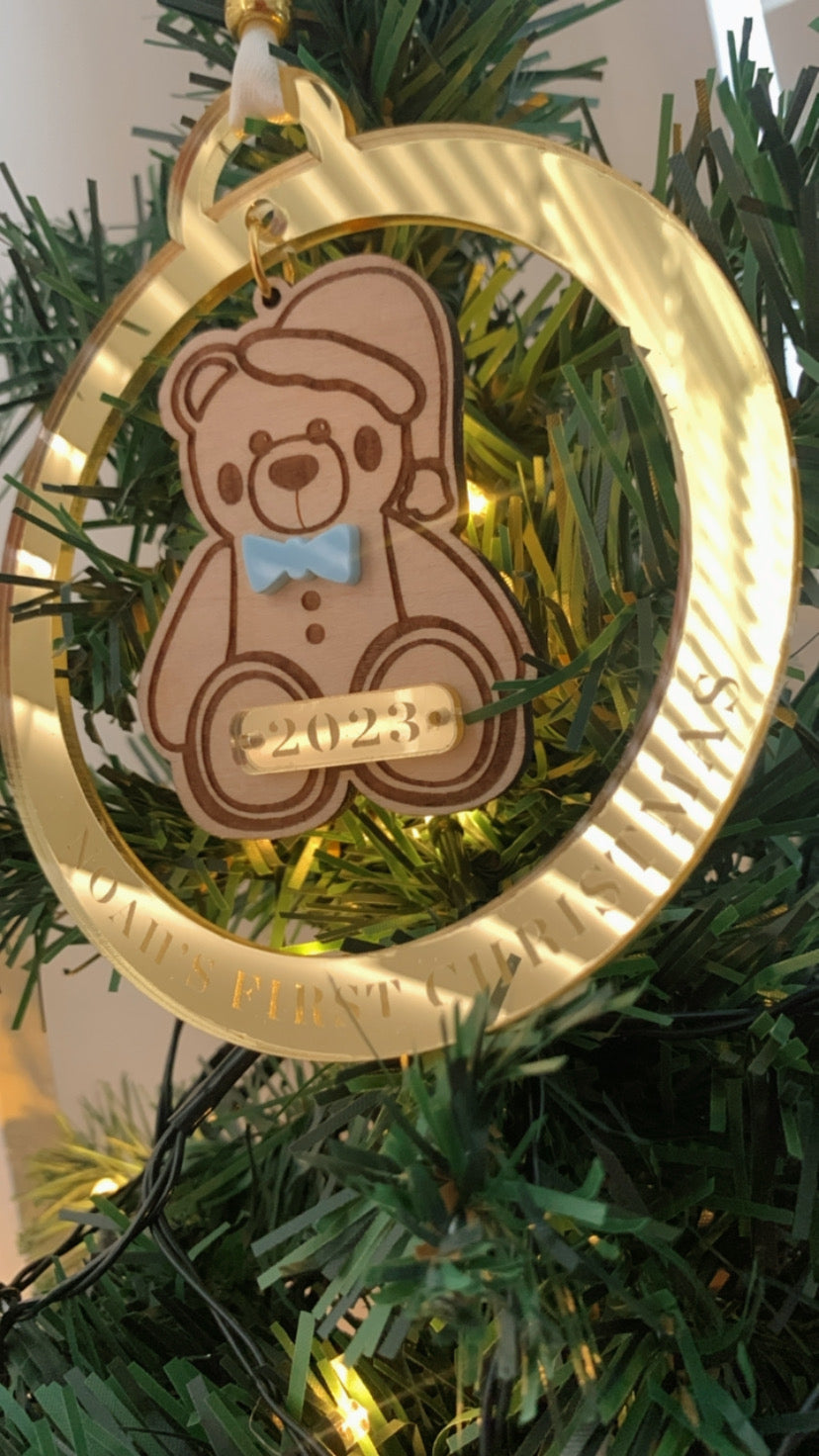 Teddy Bear Charm Ornament