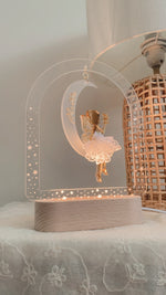 Load image into Gallery viewer, Arch &amp; LED light base WITHOUT HANGING FAIRY ORNAMENT
