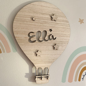 Custom Hot Air Balloon Wall Decal