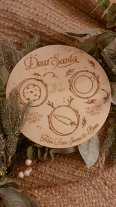 Custom Santa Snack Tray