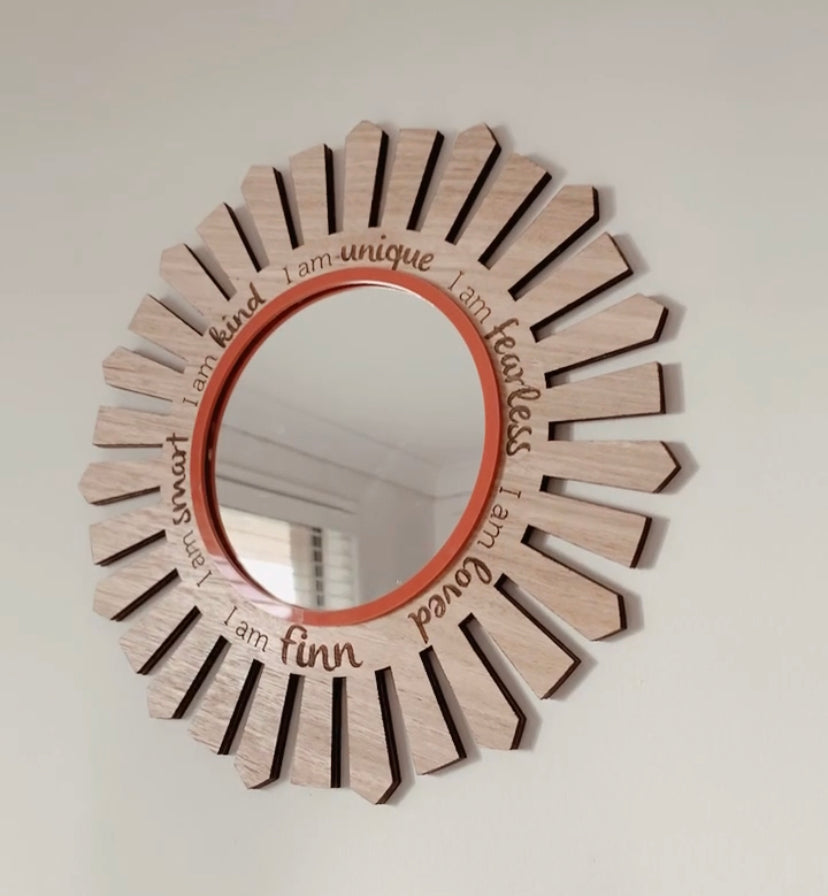 NEW - My Affirmation Mirror - Sun design