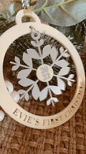 Snowflake Charm Ornament