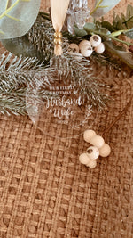 Load image into Gallery viewer, First Christmas as Husband &amp; Wife Ornament
