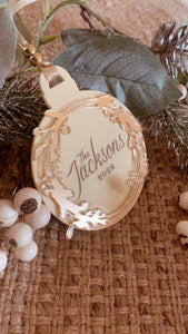 Ornate Wreath Bauble Ornament