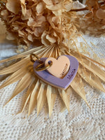 Load image into Gallery viewer, Mama and daughter/ best friend heart keyring
