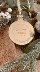 Teacher’s Luxe Ornament