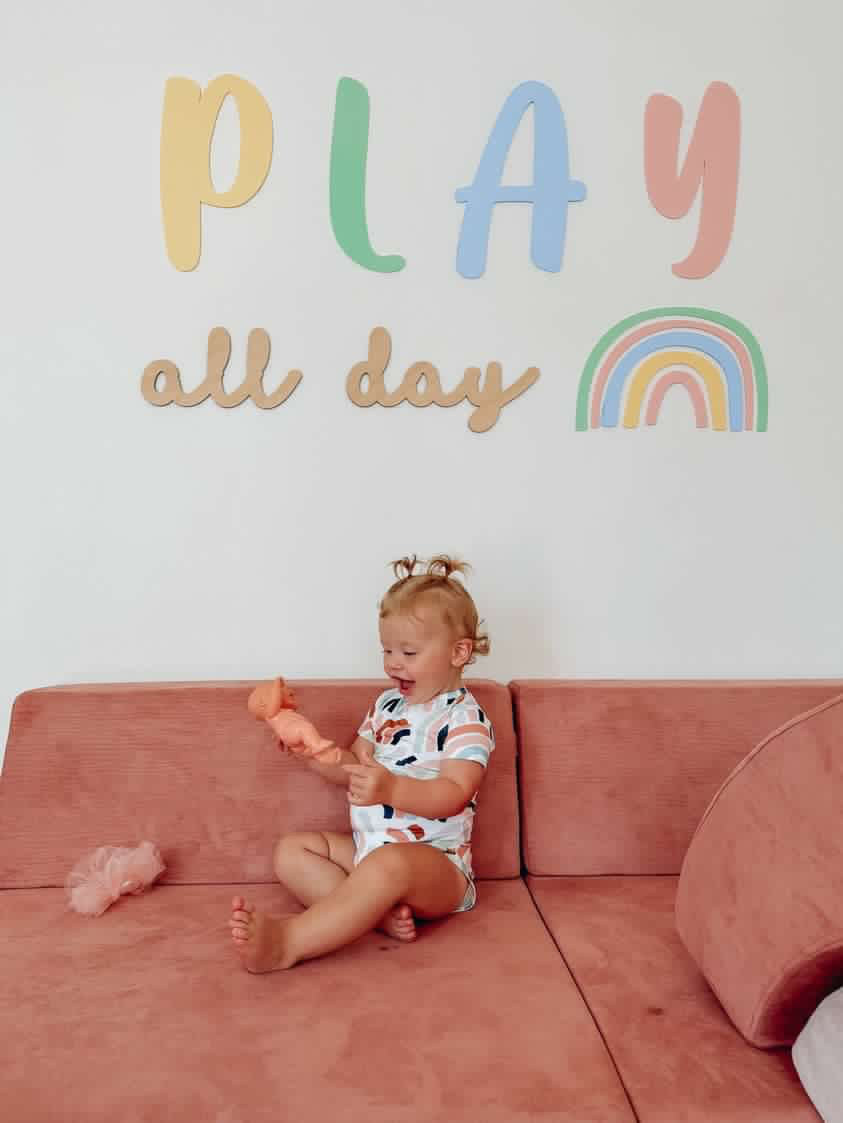 Play all day sign